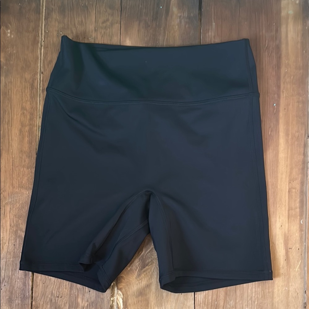 Black Women's High-Waisted Shorts